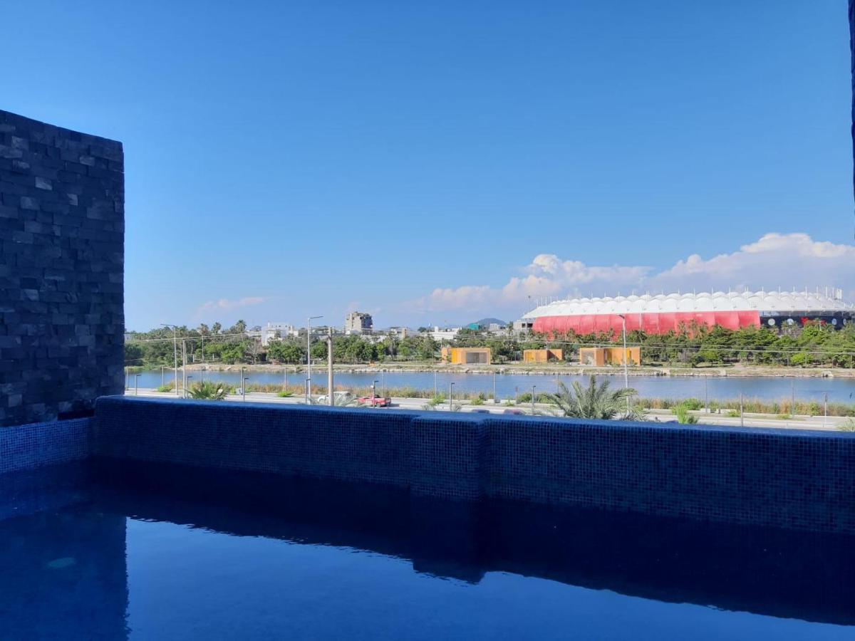מזטלן Hermoso Y Moderno Departamento Frente Al Malecon Con Preciosa Vista Al Mar מראה חיצוני תמונה